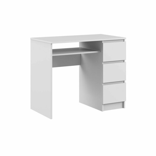 Стол письменный с ящиками 105 Мадера (Белый)