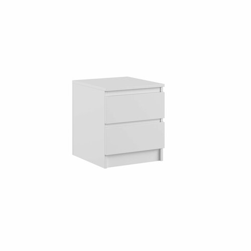 Тумба прикроватная Мадера с 2-мя ящиками (дуб крафт золотой/белый)