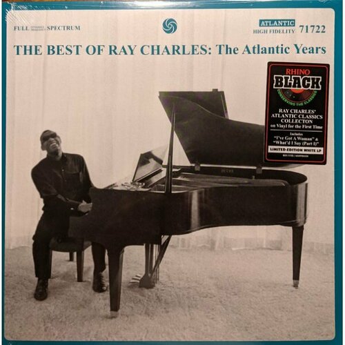 CHARLES, RAY THE BEST OF RAY CHARLES: THE ATLANTIC YEARS Rhino Black Limited White Vinyl 12