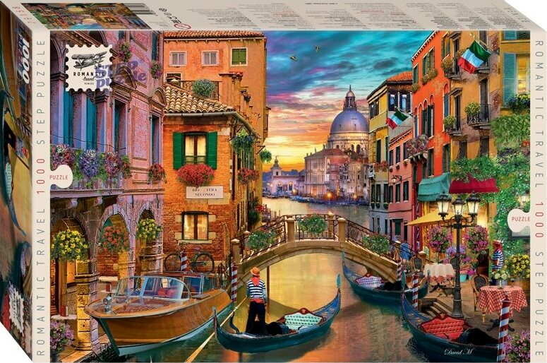 Пазл "Венеция" 1000 элементов (Romantic Travel)