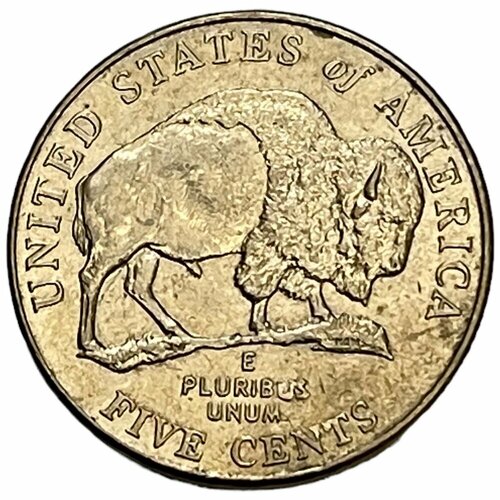 США 5 центов 2005 г. (200 лет экспедиции Льюиса и Кларка - Бизон) (D)
