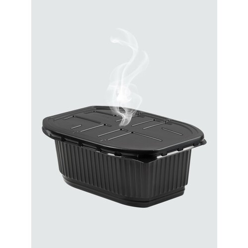 Разогреватель беспламенный с нагревательным элементом 60г, ланч бокс 750 мл, комплект 3 штуки