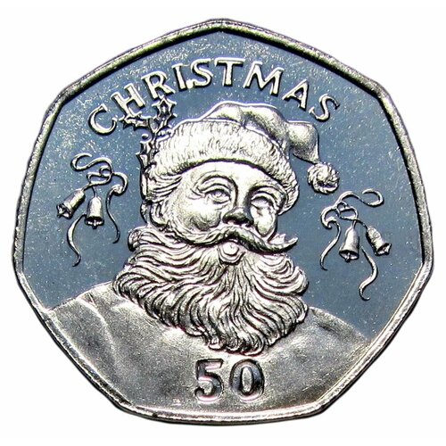 50 пенсов 2017 Гибралтар Рождество Санта-Клаус