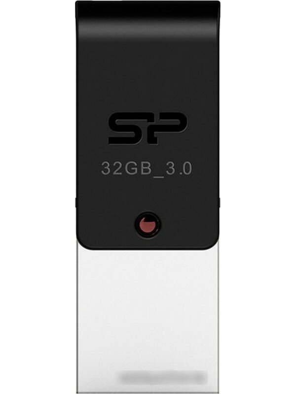 Флеш накопитель 8Gb Silicon Power Mobile X31 OTG, USB 3.0/MicroUSB, Черный - фото №16