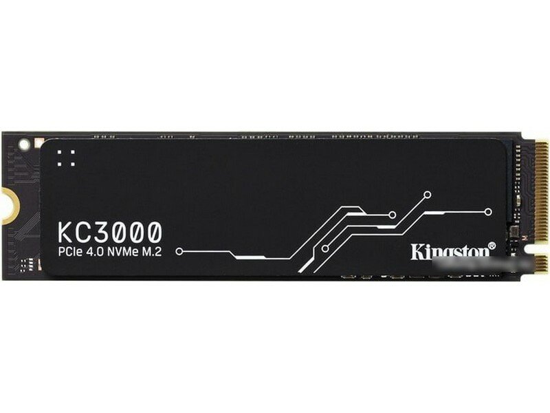 Накопитель SSD M.2 2280 Kingston KC3000 512GB PCI-E 4.0 x4 NVMe 3D TLC 7000/3900MB/s IOPS 450K/900K MTBF 2M 400 TBW graphen heatsink - фото №15