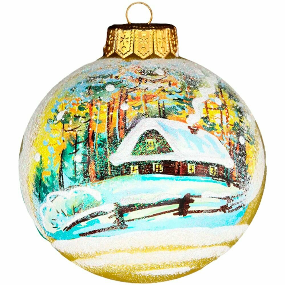 фото Шар 100мм Волшебная зима 3 КУ-100-213011