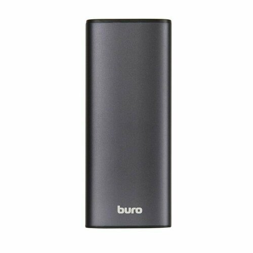 Портативный аккумулятор (Power Bank) Buro 10000mAh 3A Quick Charge 3.0, Power Delivery 18W 2xUSB серебристый