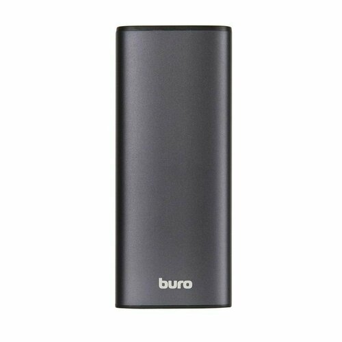 Портативный аккумулятор Power Bank Buro 10000mAh 3A Quick Charge 30 Power Delivery 18W 2xUSB серебристый 107000₽