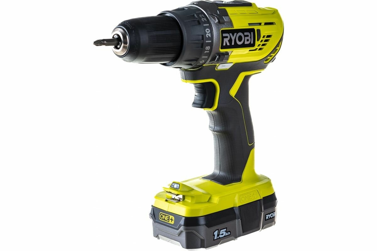 Компактная дрель-шуруповерт Ryobi ONE+ R18DD3-115S 5133005301