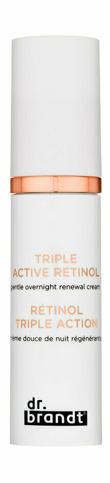 Ночной регенерирующий крем с ретинолом Dr Brandt Triple Active Retinol Gentle Overnight Renewal Cream