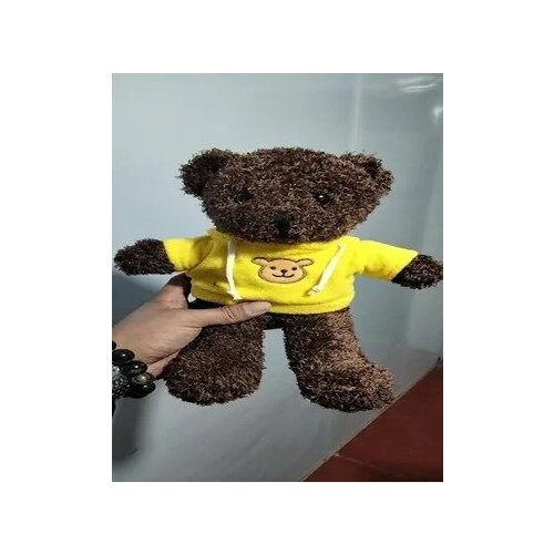 Медведь Бирик в желтом свитере , 30см, в пакете