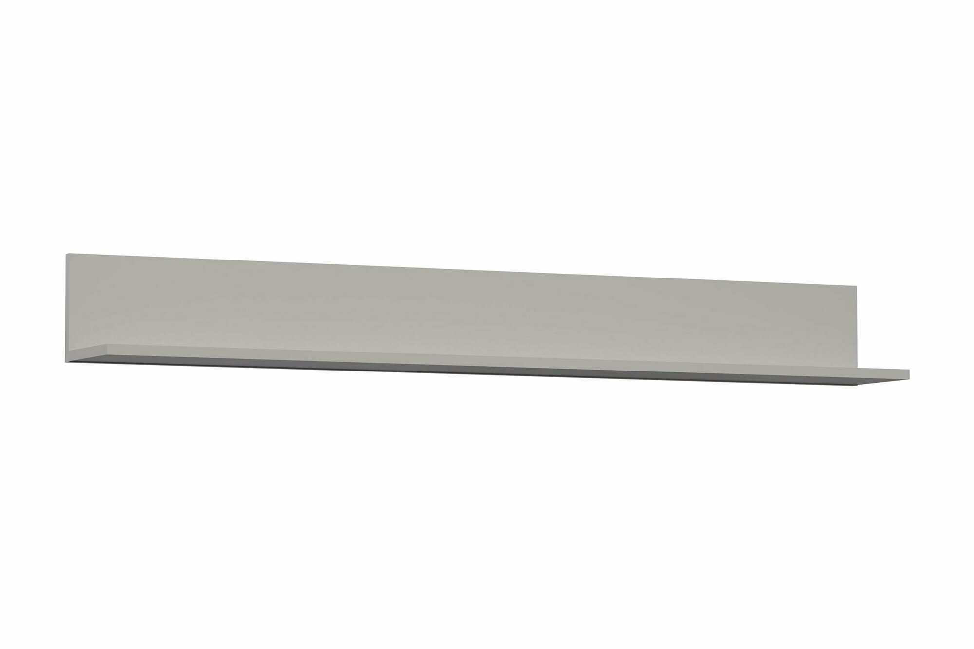 Полка НК Мебель Полка навесная Ариан холодный серый 138х18.1х16.5 см