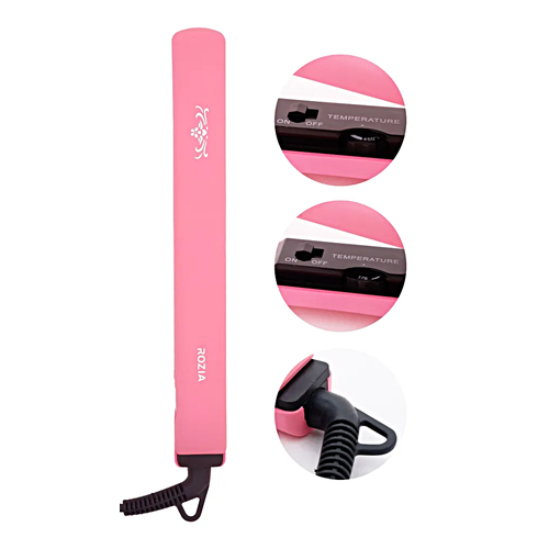 Профессиональная плойка для волос Розия Выпрямитель для волос Утюжок Щипцы Розия Уход за волосами Розовый 210000₽