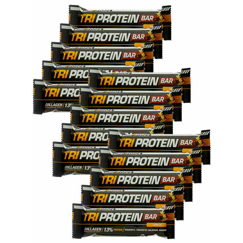 Ironman, TRI Protein bar, 15х50г (ванильный)