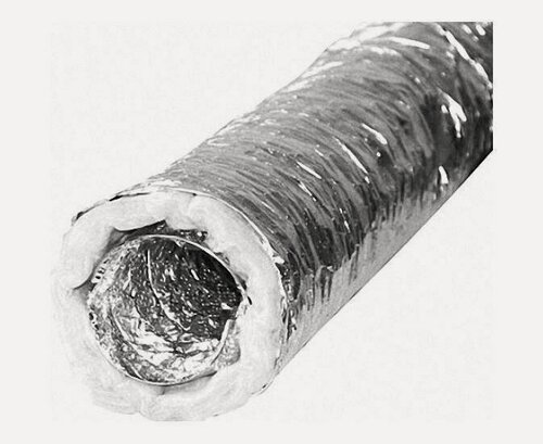 Изображение товара АПЛ-П 406 Теплозвукоизолированный воздуховод гибкий полиэфирный, (L до 10м) изолированный, утепленный, звукопоглощающий