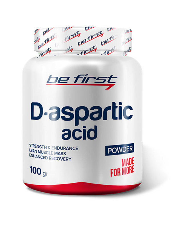 Д-аспарагиновая кислота Be First D-aspartic acid, 100г порошок / Для повышения тестостерона