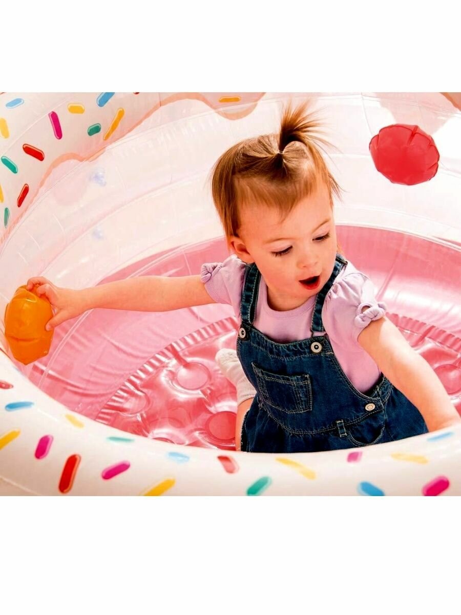 Детский надувной манеж "Пончик" ,127х61 см, INTEX ,арт. 48476 - фотография № 3