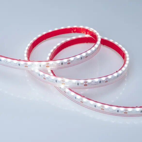 Светодиодная лента Белый холодный 3014 12V 9.6W/m 120Led/метр герм (силиконовая трубка) 027039 RSW 2-5000P 2x 10000K LUX