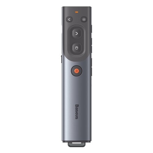 Беспроводной презентер Baseus Orange Dot Al Wireless Presenter Red Laser 100 m 300 mAh Cерый