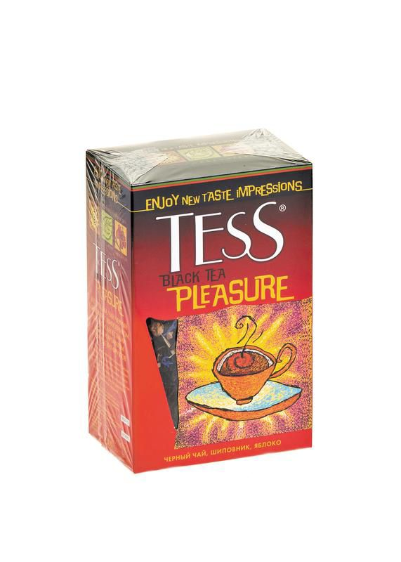 Чай черный Tess Pleasure c шиповником и яблоком 200г ОРИМИ - фото №9