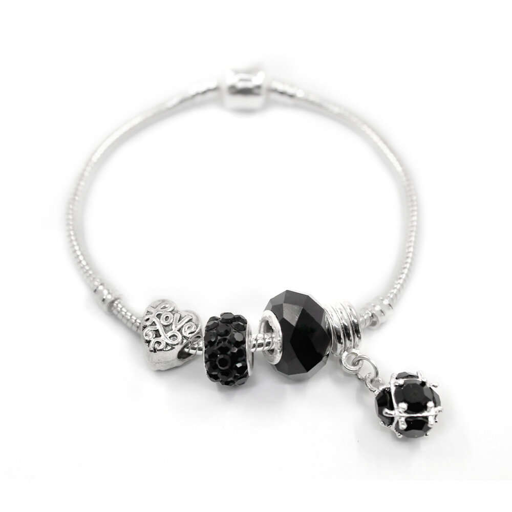 Браслет-цепочка Handinsilver ( Посеребриручку ), стекло, муранское стекло, стразы