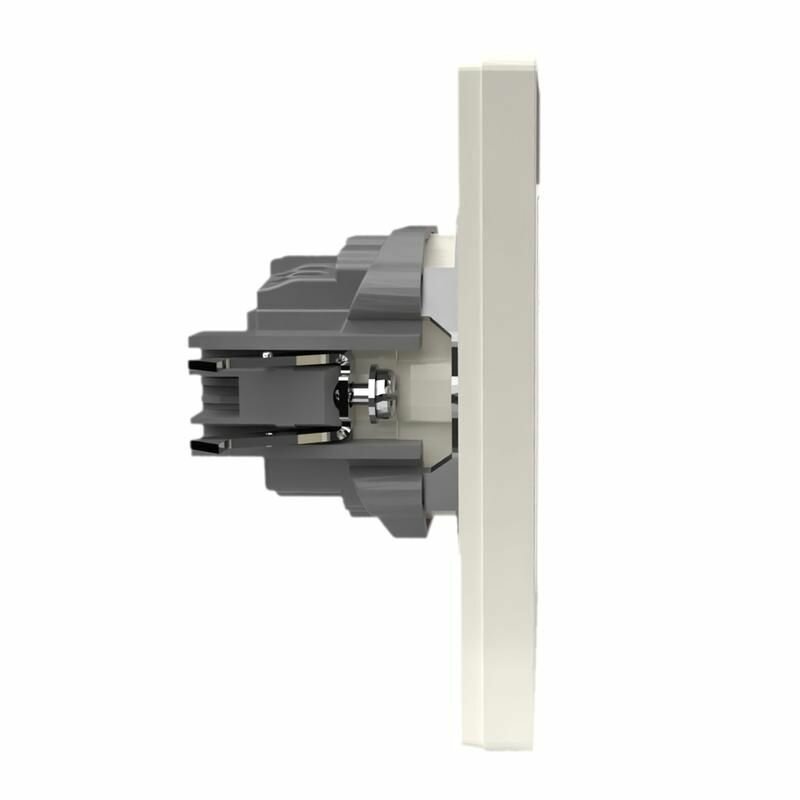 Розетка 1-м СП Pixel 16А IP20 с заземл. защ. шторки в сборе беж. TOKOV ELECTRIC TKE-PX-R1F - фото №4