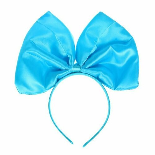 Ободок Бант Мальвины цвет голубой 719₽