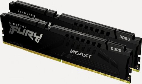 Изображение товара Оперативная память Kingston DDR5 32GB (2x16GB) 5600MHz FURY Beast Black (KF556C40BBK2-32)
