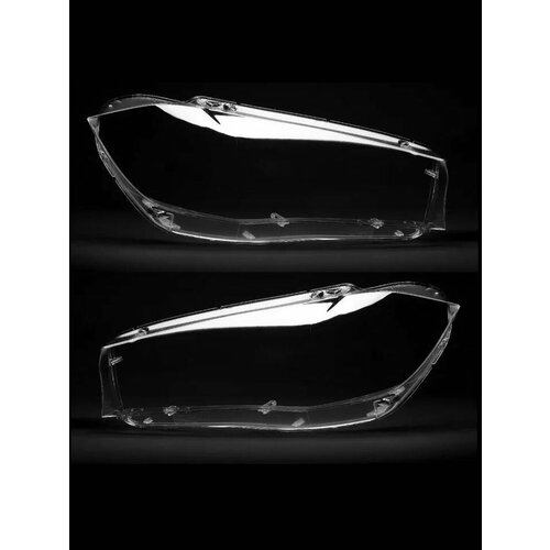 Стекла фар для BMW X5 F15 / X6 F16 2013-2018 (Комплект 2шт), стекла фар для Бмв Х5 Ф15