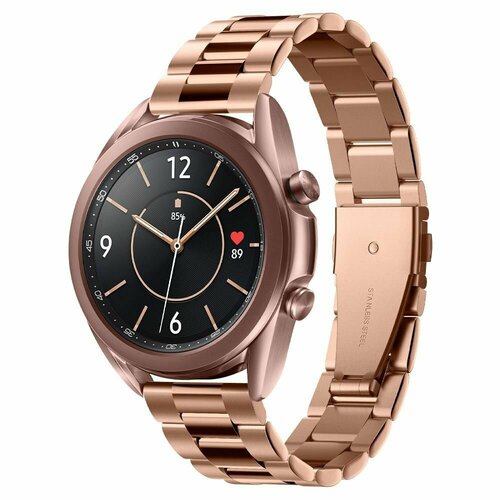 Ремешок Spigen на Samsung Galaxy Watch (600WB24982) Modern Fit (20 mm) / Спиген для Галакси Вотч металлический, розовое золото