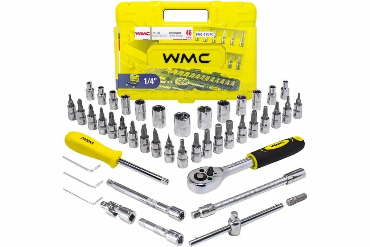 фото Набор инструмента WMC-2462-5EURO: 46 предметов WMC TOOLS