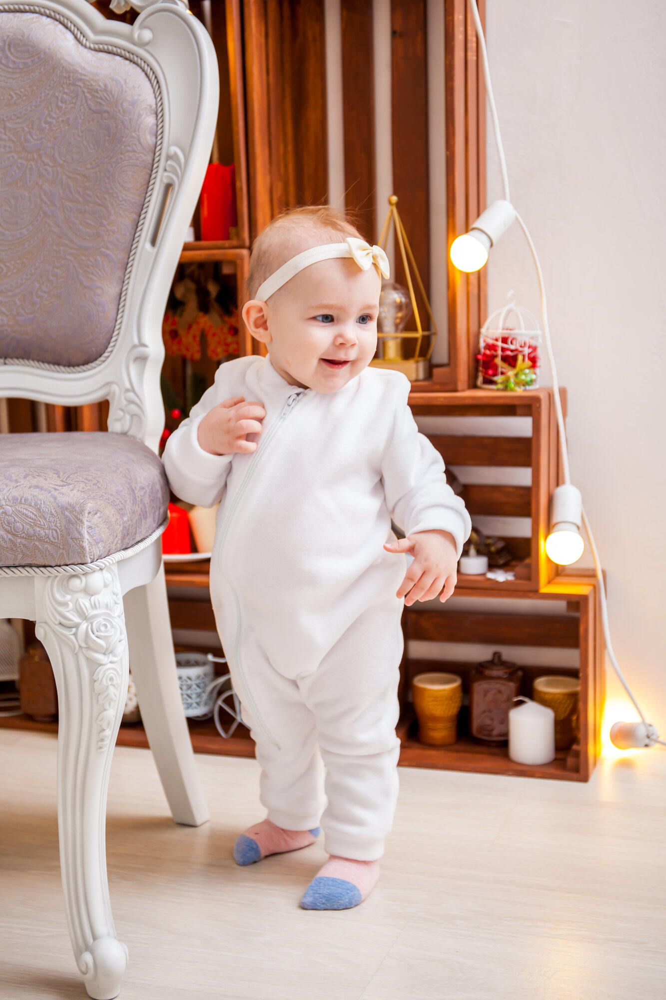 Комбинезон Viracocha открытая стопа размер 86 белый