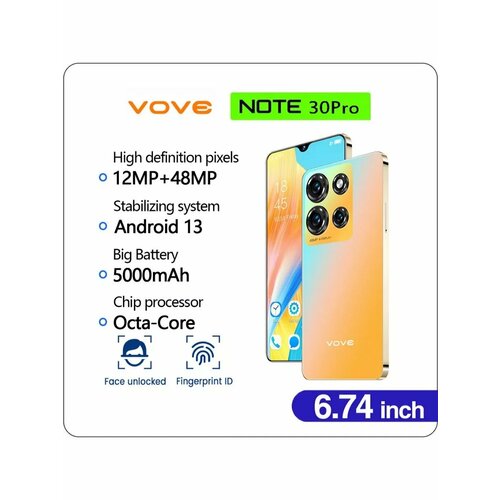 Смартфон Note 30i Pro 12512 ГБ Android13 10432₽