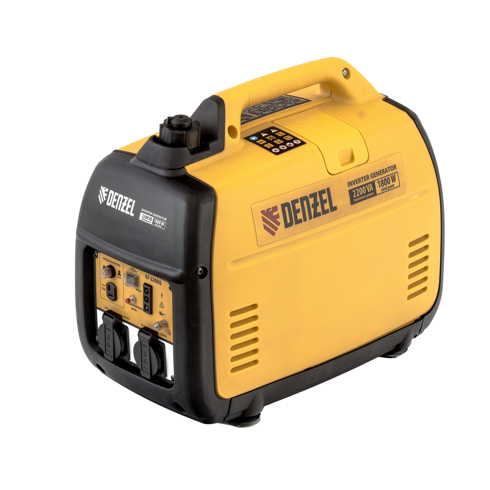 DENZEL GT-2200iS, 2.2 кВт, 230 В, бак 4 л, ручной старт