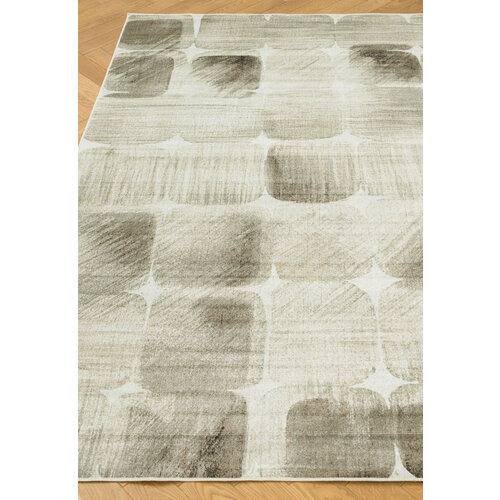 Бельгийский ковер из вискозы 160*230 см Grazia Eco RGE5547-R410 бежевый, серый