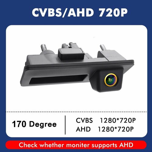AHD 180-градусная камера заднего вида CVBS 1080P для VW Passat Golf Polo Jetta Tiguan Touareg B6 B7 для Audi A3 A4 A5 A6 S5 CVBS AHD 720P 2026₽