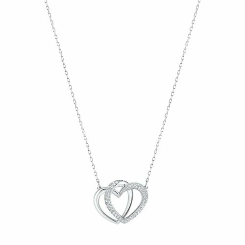 фото Колье swarovski, кристаллы swarovski, длина 38 см, серебристый