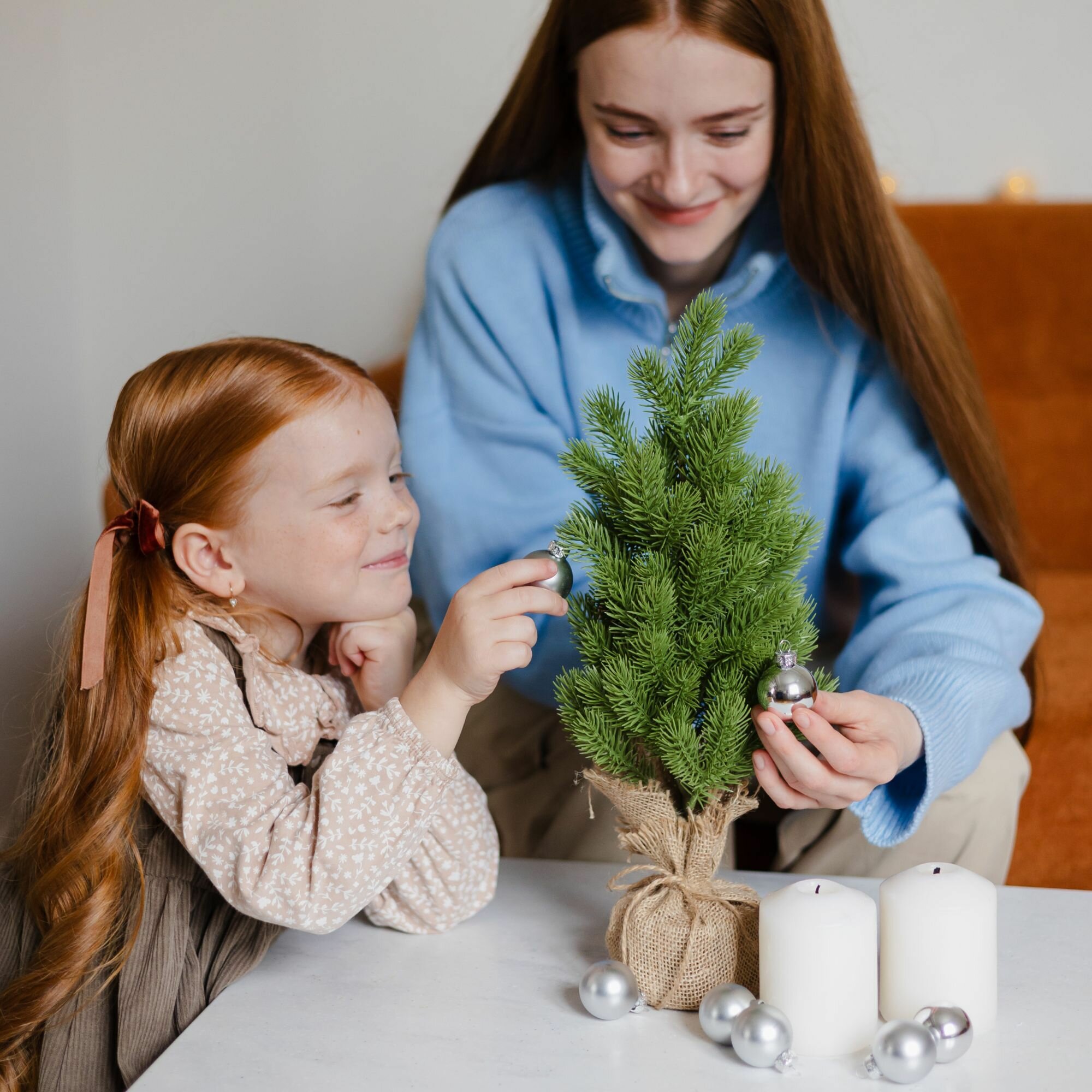 Елочка новогодняя искусственная. Маленькая елка декоративная — фото 1