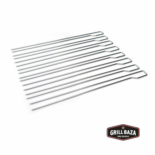Шпажки для шашлычков GrillBaza, двойные