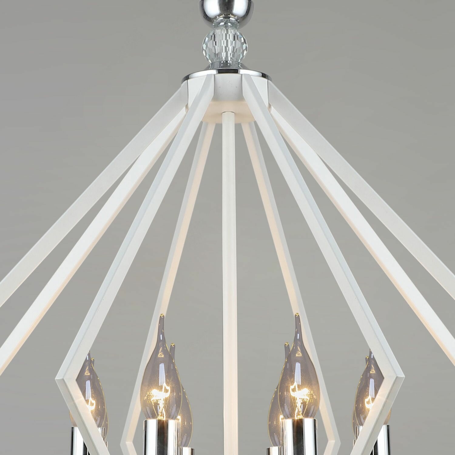 Люстра потолочная Reluce 05325-0.4-08 WT+CR — фото 1