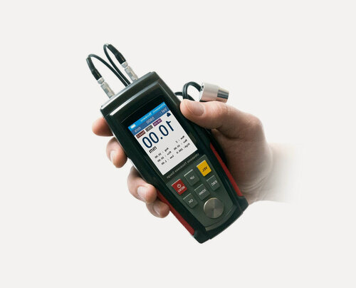 Изображение товара WT100A-HT (black) ультразвуковой толщиномер для измерения толщины металла, пластмассы. Функция калибровки датчика.