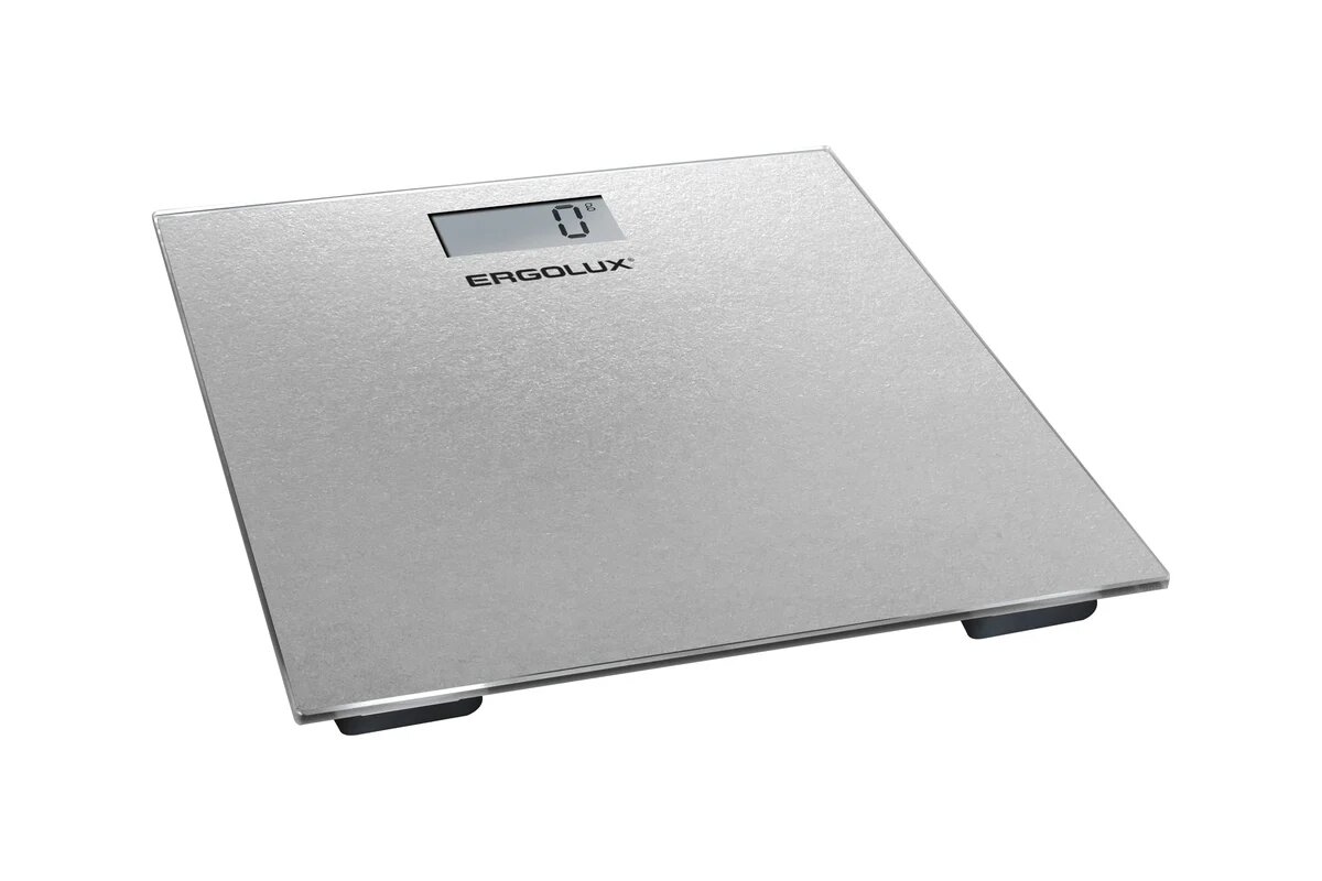 ERGOLUX ELX-SB02-C03 серые металлик весы напольные до 180 кг 13607