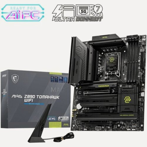 Изображение товара Материнская плата Msi MAG Z890 TOMAHAWK WIFI (LGA1851, ATX)