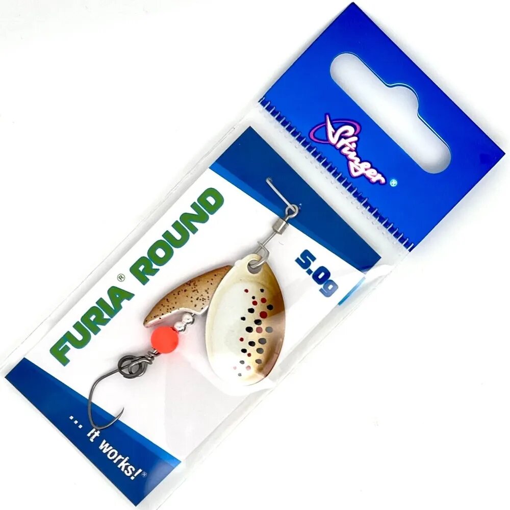 Блесна Stinger Furia Round #2 5гр #BRT Для ловли форели — фото 1