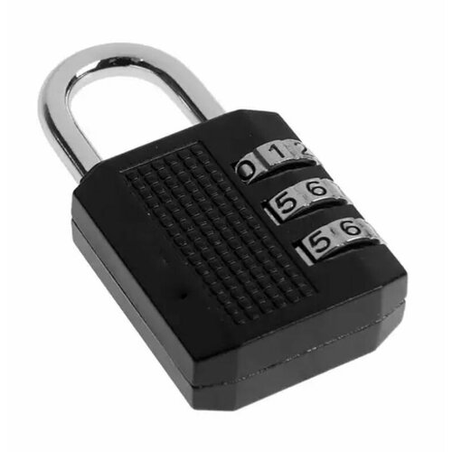 Замок навесной кодовый RX 821 25x55x10мм черный 307₽