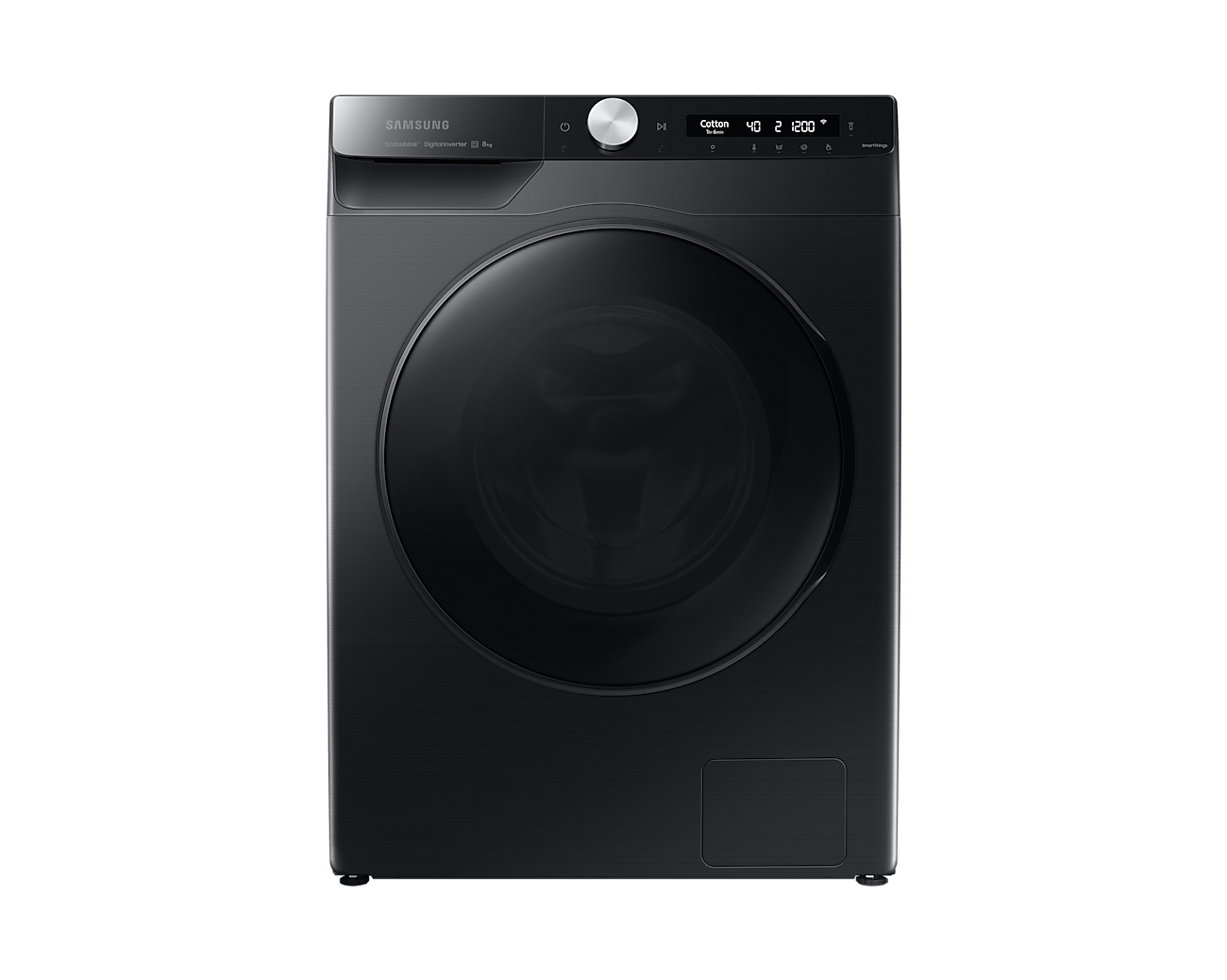 Стиральная машина Samsung Ww80ag6l28bb/ld черный, 8кг, 1200об/мин .