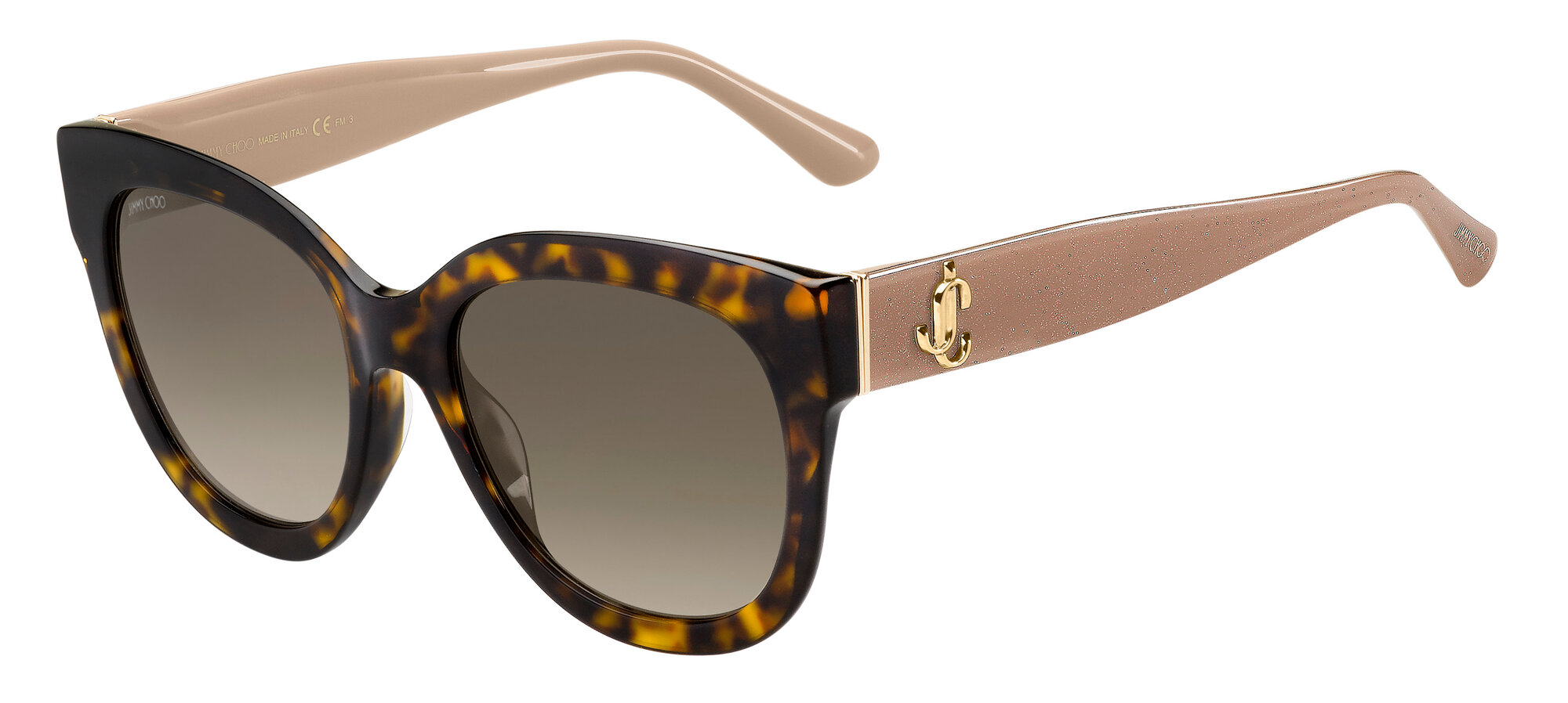 Солнцезащитные очки JIMMY CHOO, коричневый