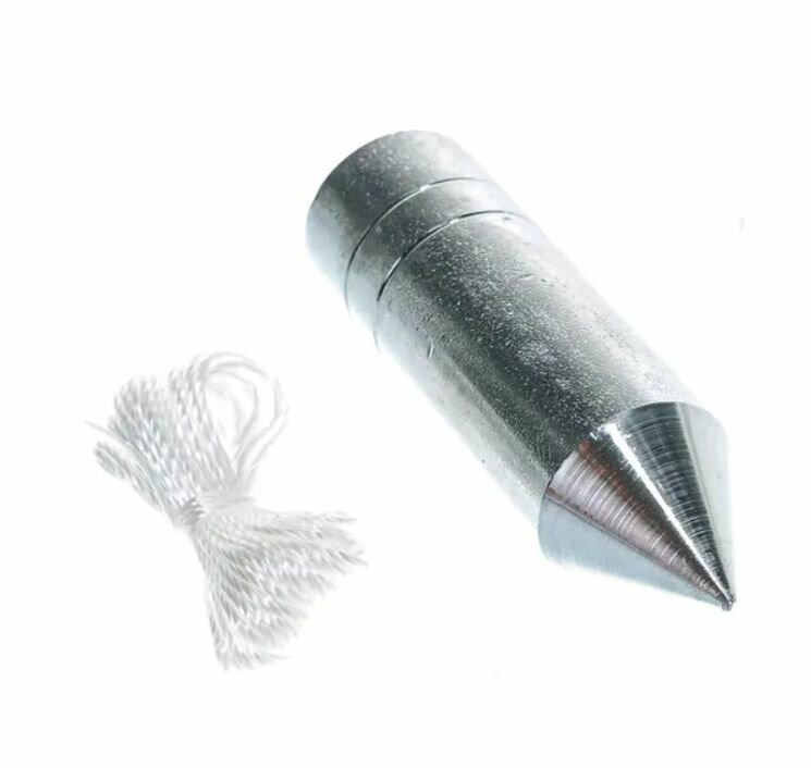 Отвес Matrix цилиндрический 300г шнур 5м 84888