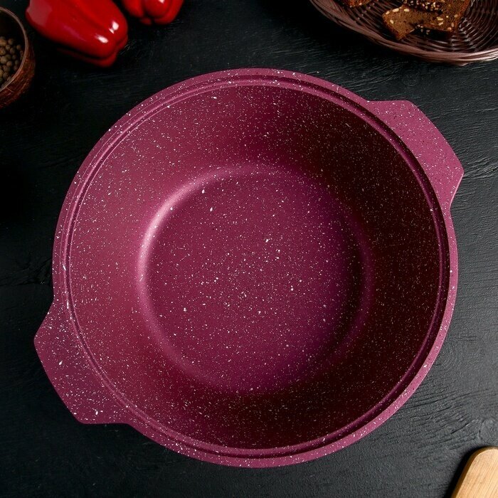 Жаровня Kukmara "Trendy style", 4 л, стеклянная крышка, мистерия