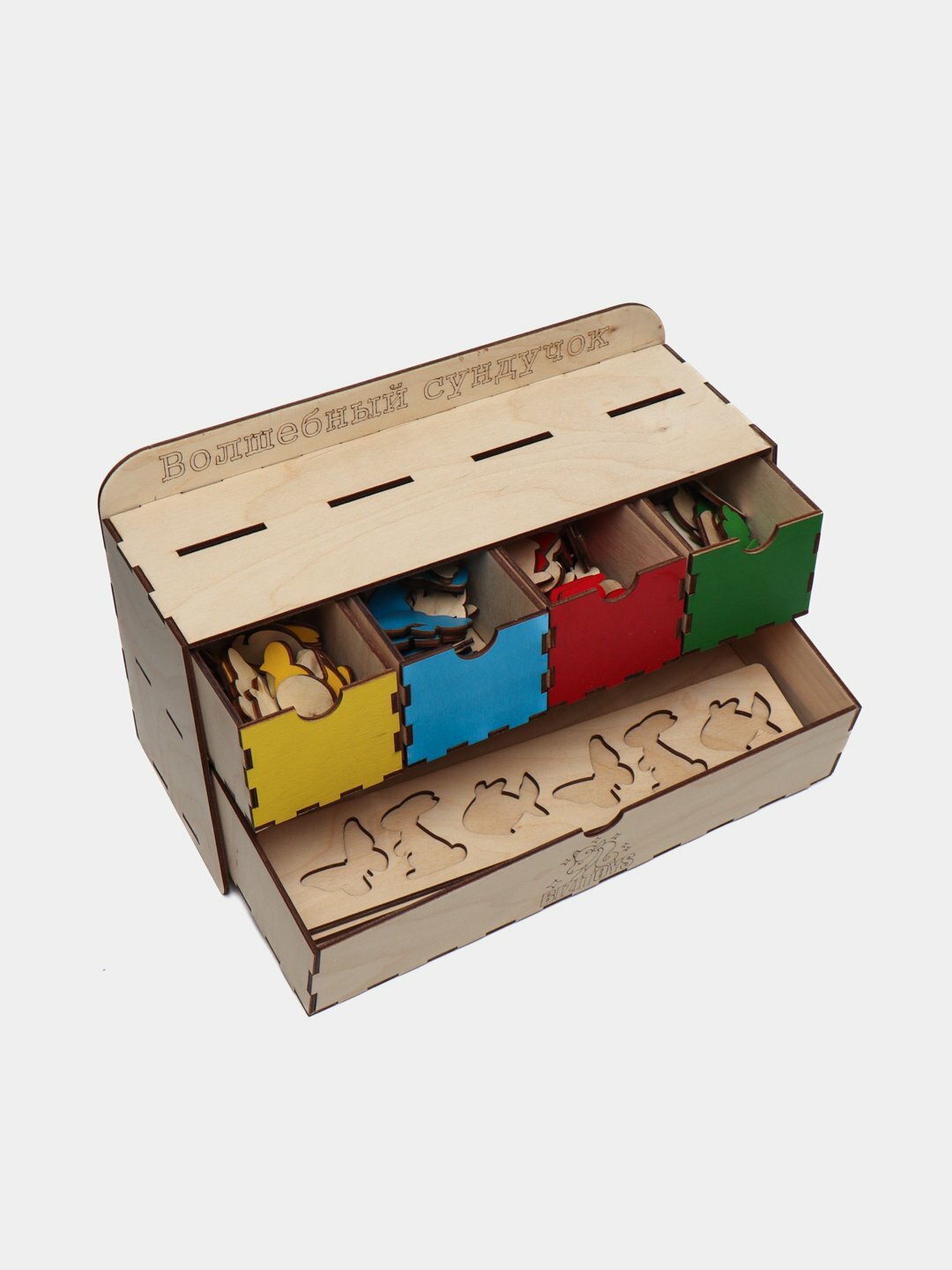 Развивающие логические игрушки, Белый — фото 1